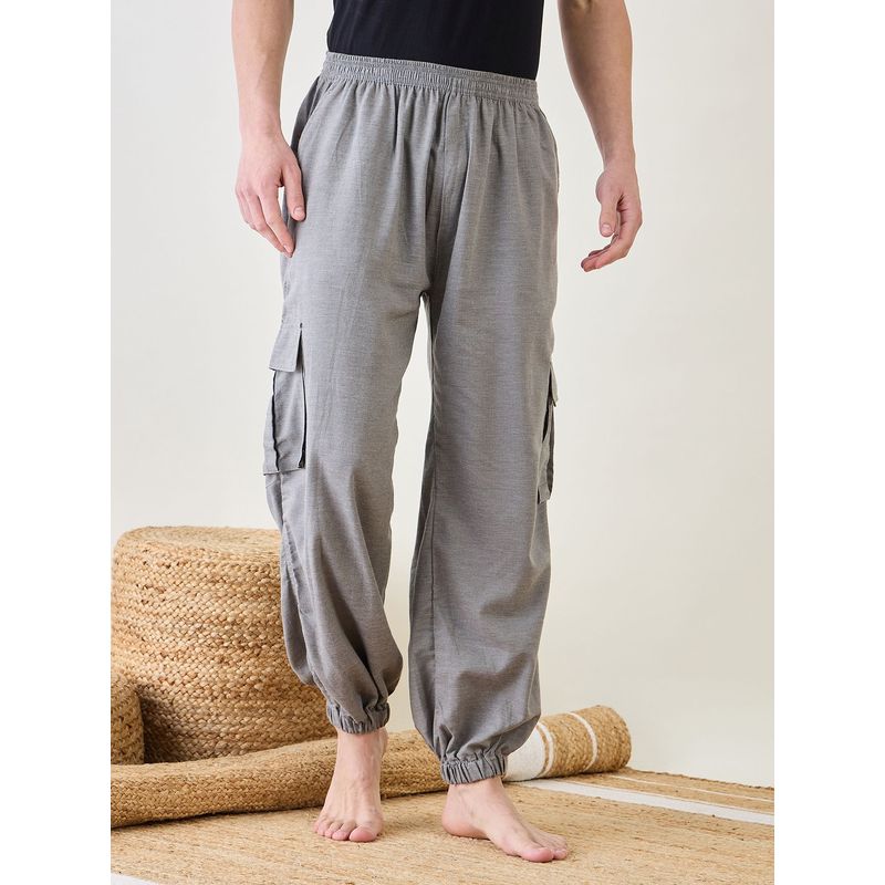 The Kaftan Company Mens Grey Joggers (XL)