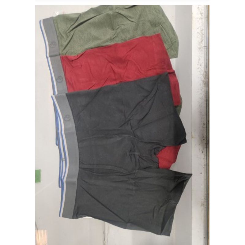 GLOOT Men Boxer Briefs Gluctoebb01 GLI003 Biking Red/Jet Black/Oliveel (XL)