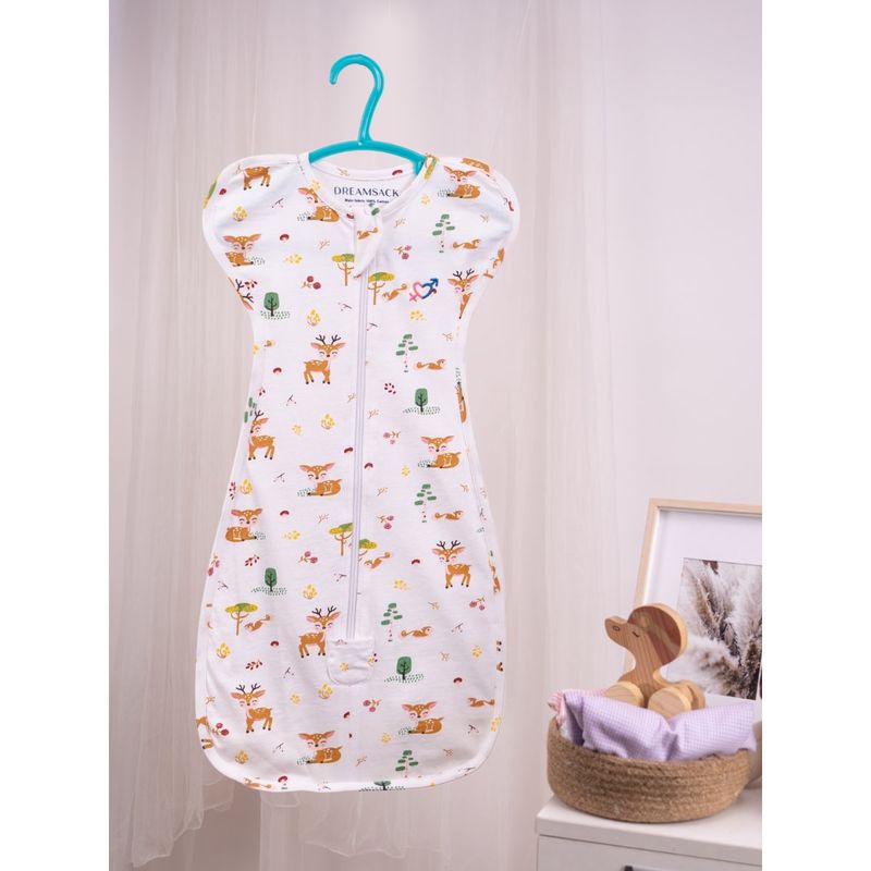 Haus & Kinder Dreamsack Snug Swaddle for Baby to Sleep with Hands Up