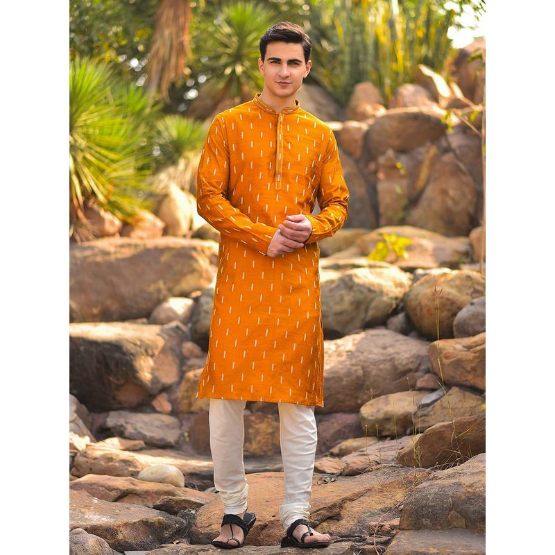 House of Deyann Yellow Kurta with Churidar (Set of 2) (3XL)