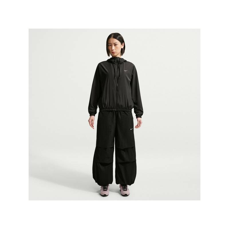 Nike Sportswear Womens Hooded Jacket - Black (2XL)