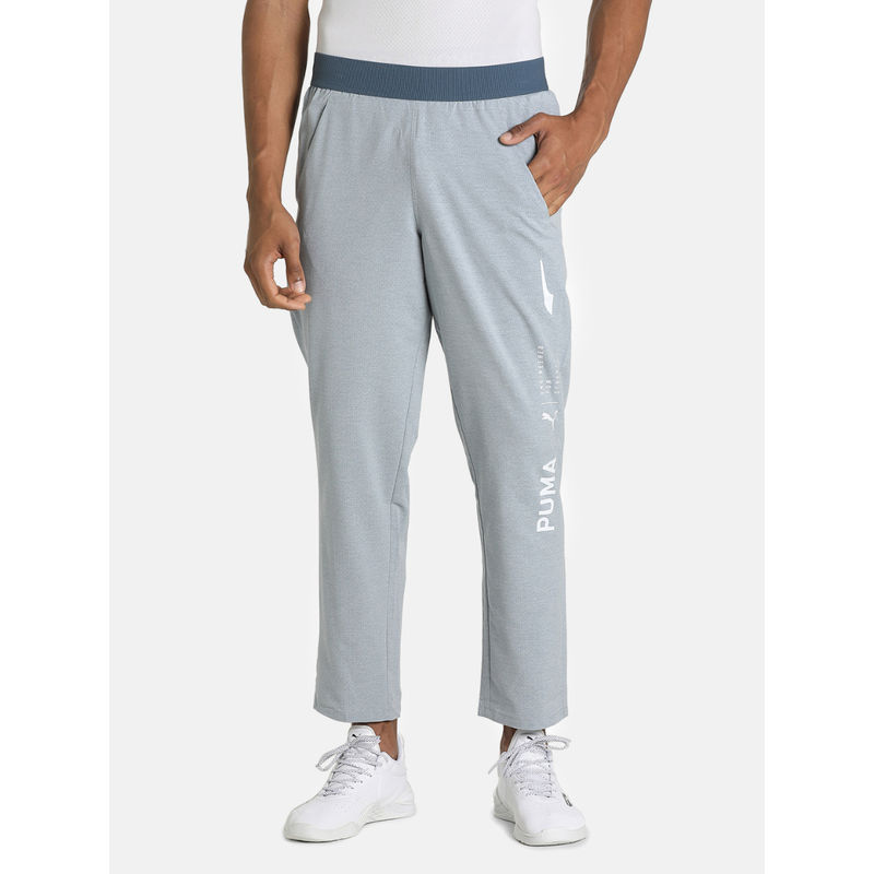Puma TRAIN ULTRAWEAVE Men Gray Trackpants (XL)