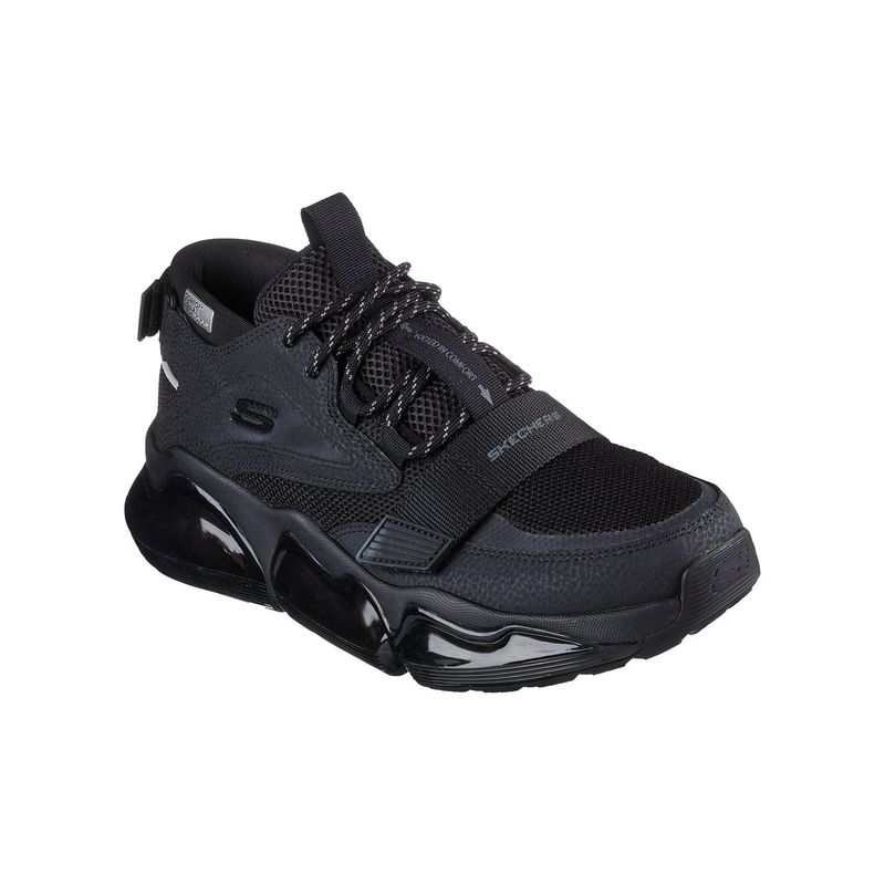 SKECHERS Air Cushioning Mega Black Sneakers (UK 6)
