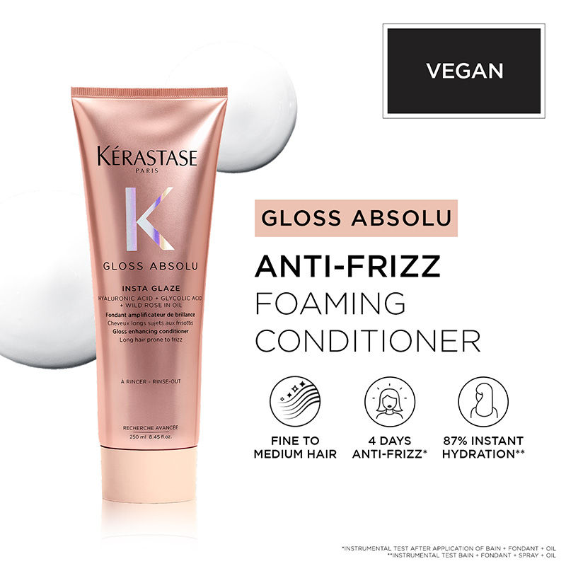 Kerastase Gloss Absolu Anti-Frizz Foaming Conditioner For Bouncy & Glossy Hair