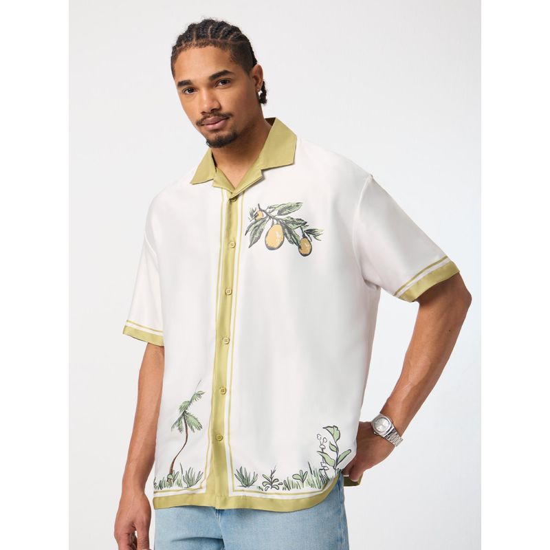 The Souled Store Summer Shirt Holiday Spirit Men Holiday Shirt (M)