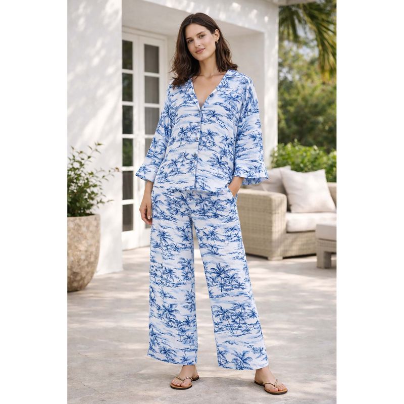 Dear Bed Comfort Clothing Oversized Shirts Pyjama Coord Set (S)