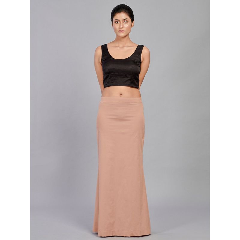 I AM BY DOLLYJAIN Cotton Lycra D'coat Brown (L)