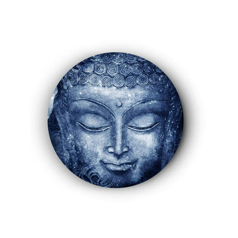 The Artment Buddha'S Peace Of Mind Canvas Matte Finish Blue (Small)