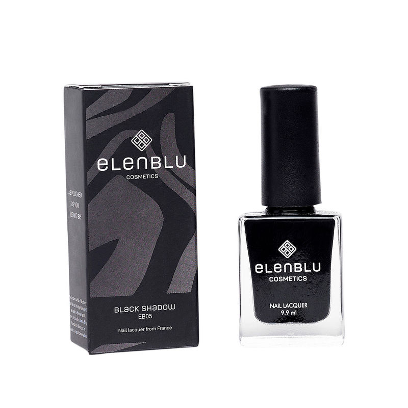 Elenblu Matte Nail Polish - EB05 Black Shadow