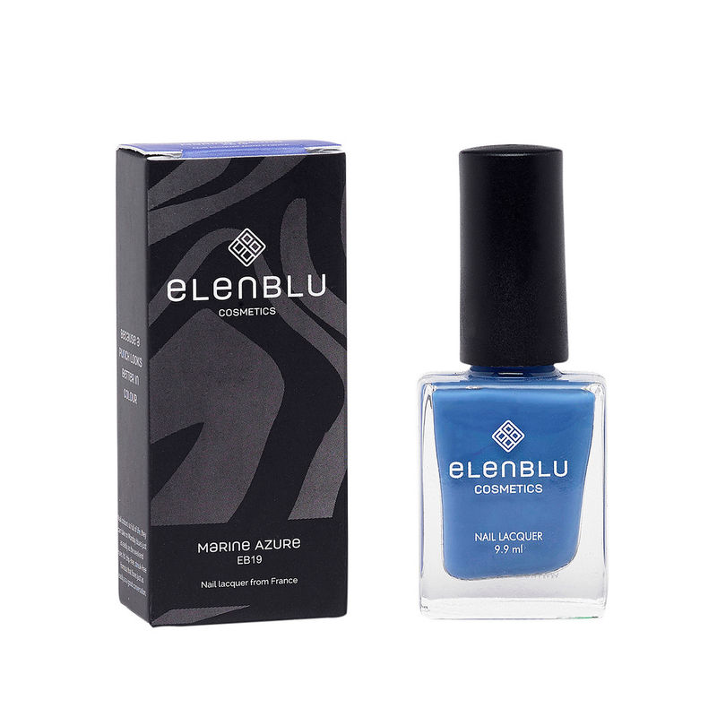 Elenblu Pastels Nail Polish - EB19 Marine Azure