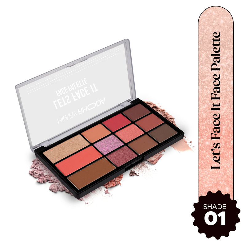 Hilary Rhoda Lets Face It Face Palette - Day Spring 01