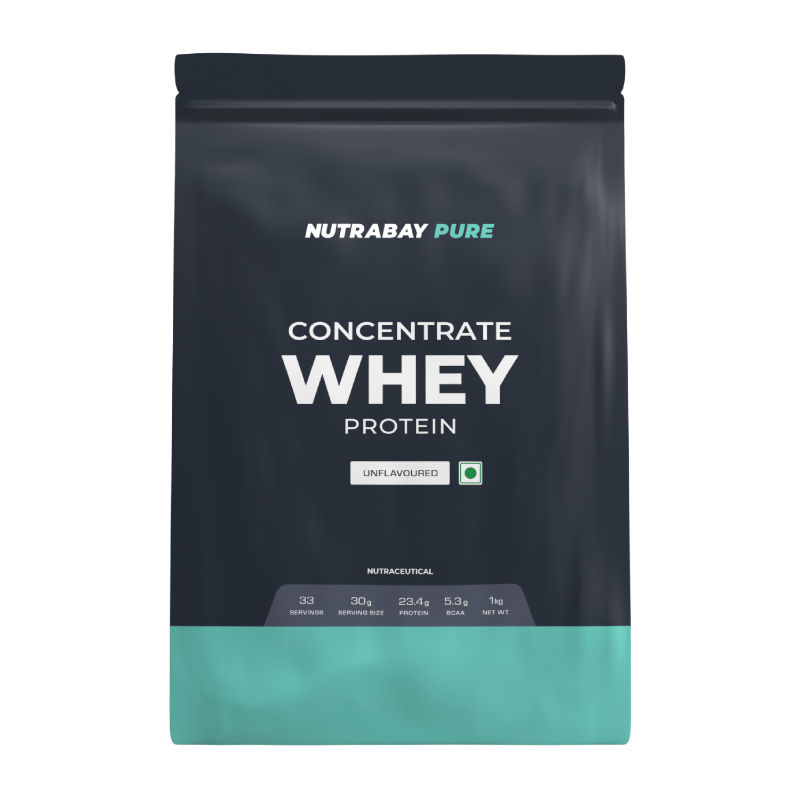 Nutrabay Pure 100% Whey Protein Concentrate - Unflavoured