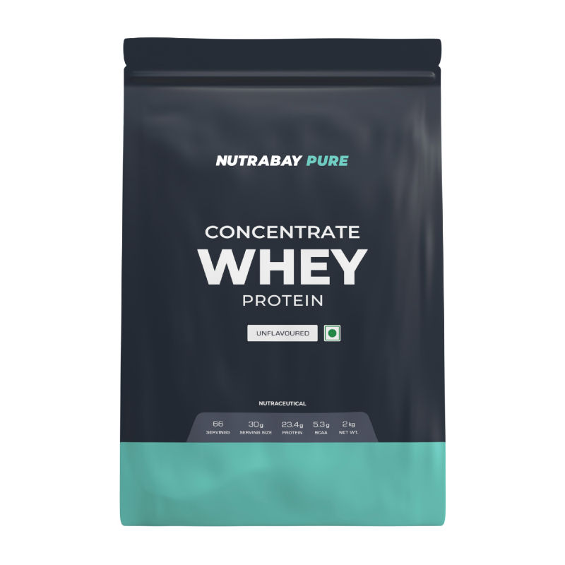 Nutrabay Pure 100% Whey Protein Concentrate - Unflavoured