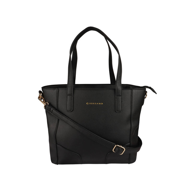 Giordano Black Solid Tote Bag Buy Giordano Black Solid Tote Bag Online