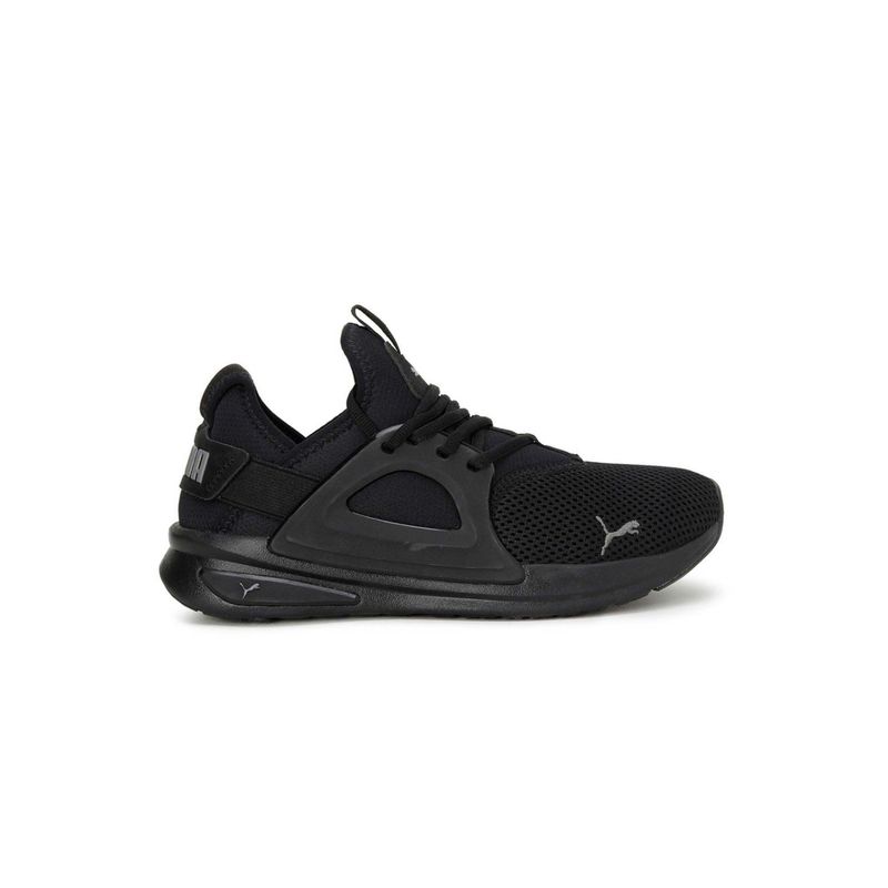 Puma Softride Enzo Evolve Unisex Black Running Shoes (UK 9)