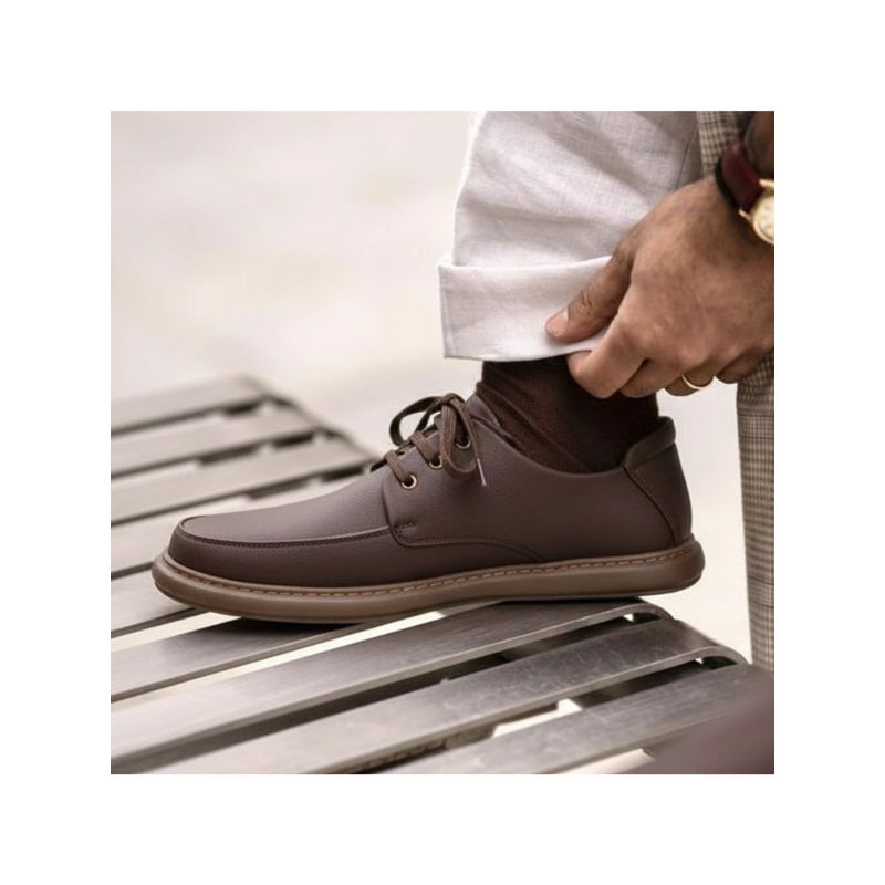 Coral Haze Pablo Brown Shoes (EURO 40)
