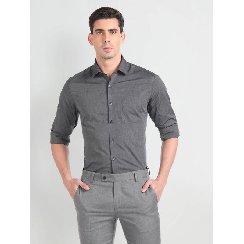 Arrow Cotton Manhattan Slim Shirt (42)