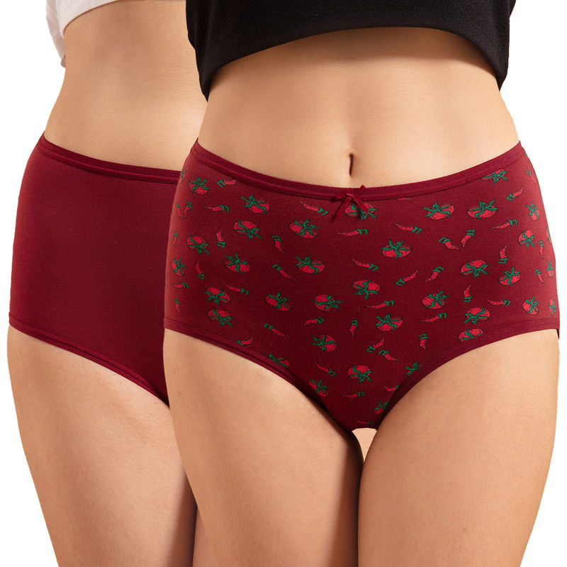 Buy Nykd by Nykaa Pack Of 2 Cotton Full Brief with Anti odor