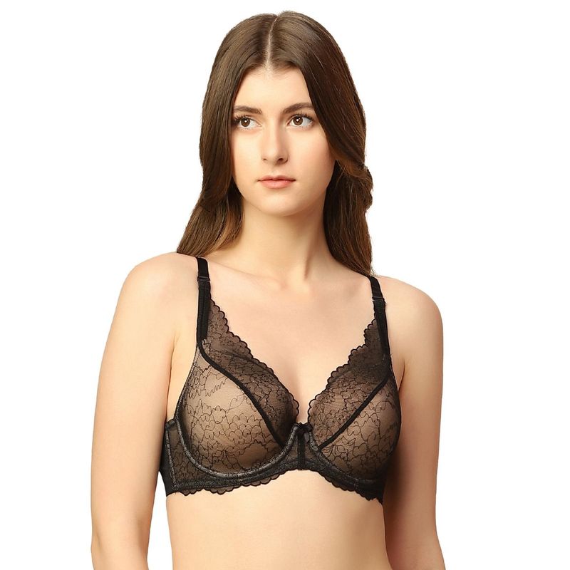 Triumph Mirage Spotlight Wired Padded Bra With Light Padding - Black (36B)