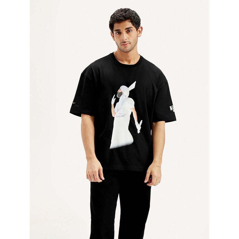 Levi's Black Graphic T-Shirt (L)