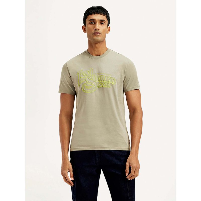Levi's Grey Typography T-Shirt (L)