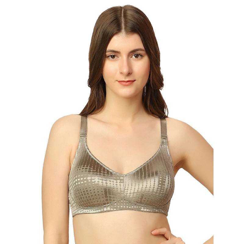 Triumph Minimizer Sheen Elegant Non-Wired Bra - Green (36C)
