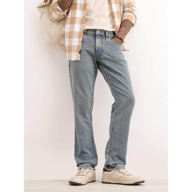 WROGN Washed Straight Fit Denim Jeans (30)