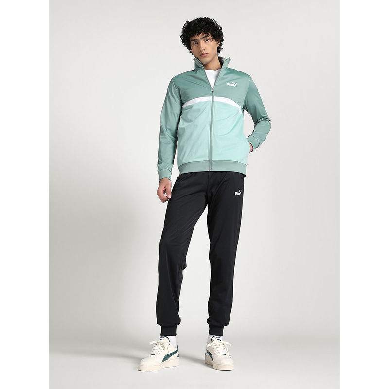 Puma Men Poly Colourblock Jacket & Trackpant (Set of 2) (S)