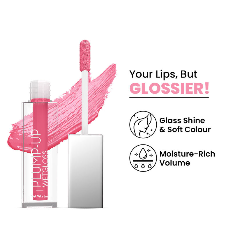 Swiss Beauty Plump Up Wet Lip Gloss For Glossy And Fuller Lips - 10 Popsicle