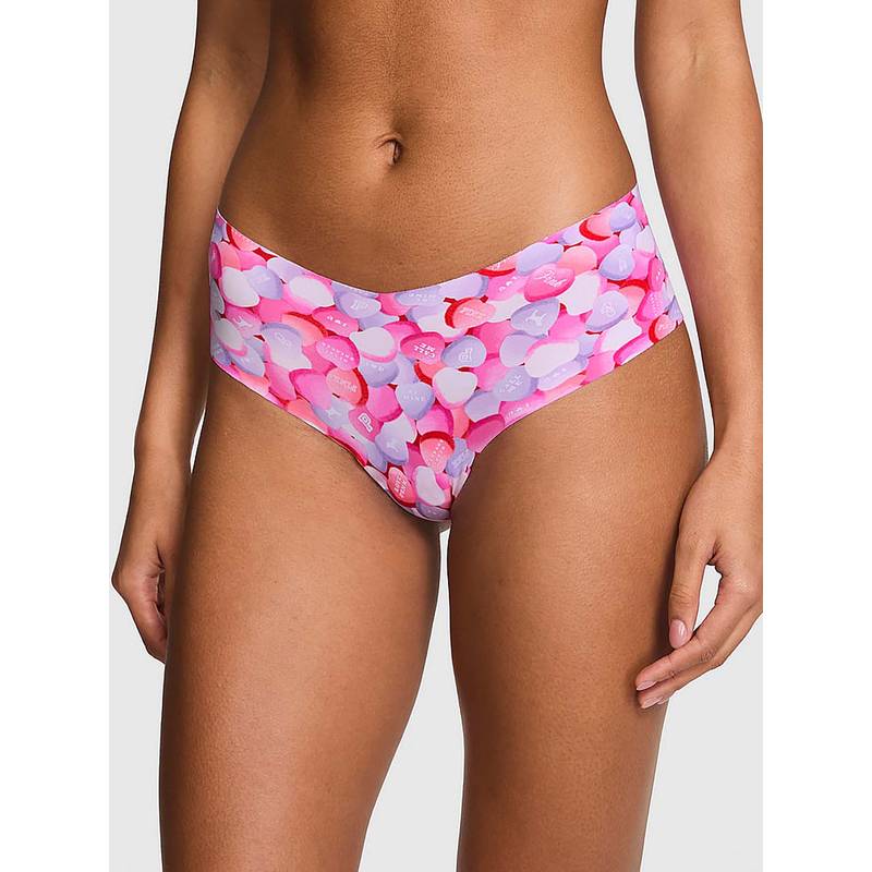 Victoria's Secret Pink Printed Regular Brief Panty (XL)