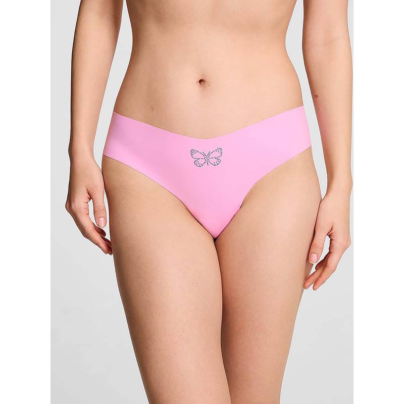 Victoria's Secret Pink Solid Regular Thong Panty (S)