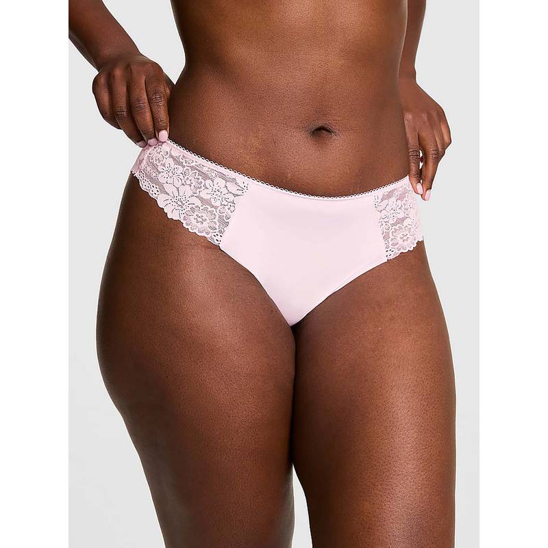 Victoria's Secret Pink Self Design Regular Thong Panty (L)