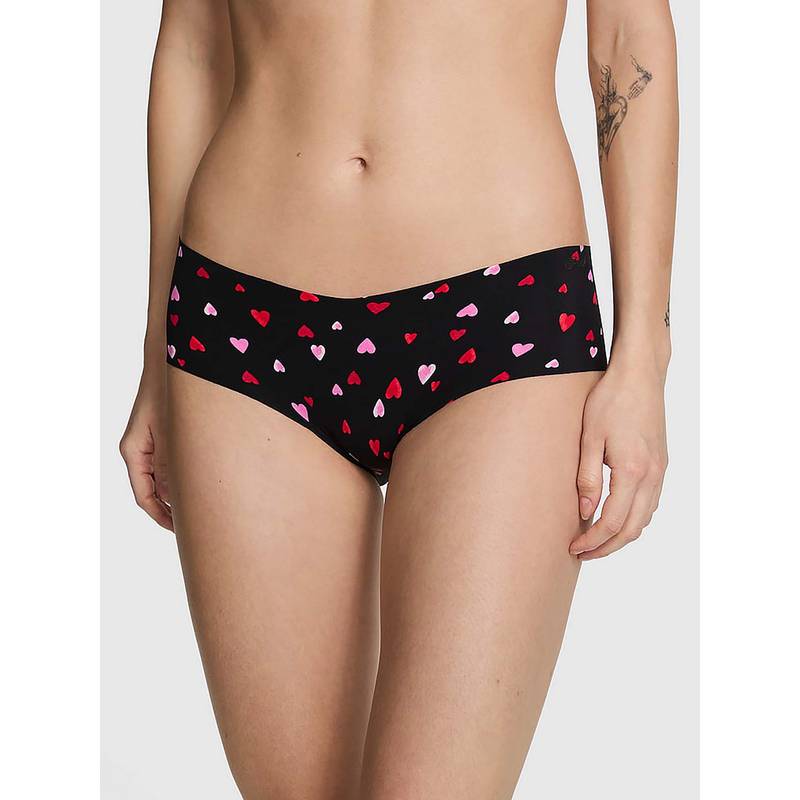 Victoria's Secret Black Printed Regular Brief Panty (XS)