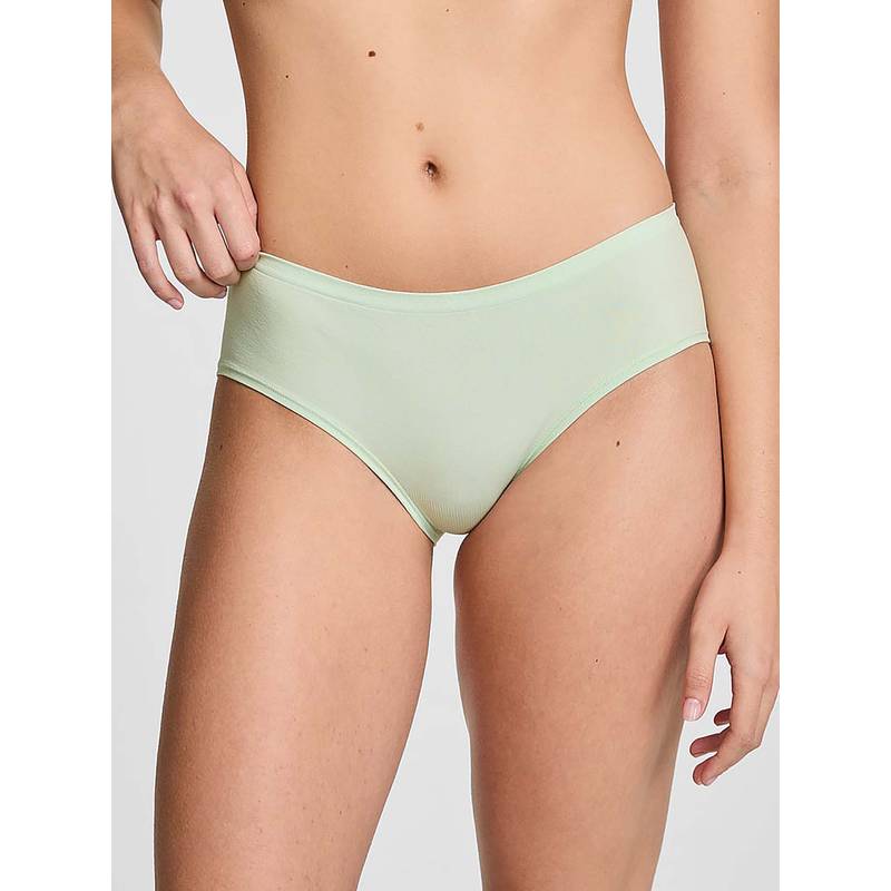 Victoria's Secret Green Solid Regular Brief Panty (XS)