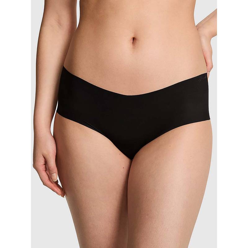 Victoria's Secret Black Solid Regular Brief Panty (XS)