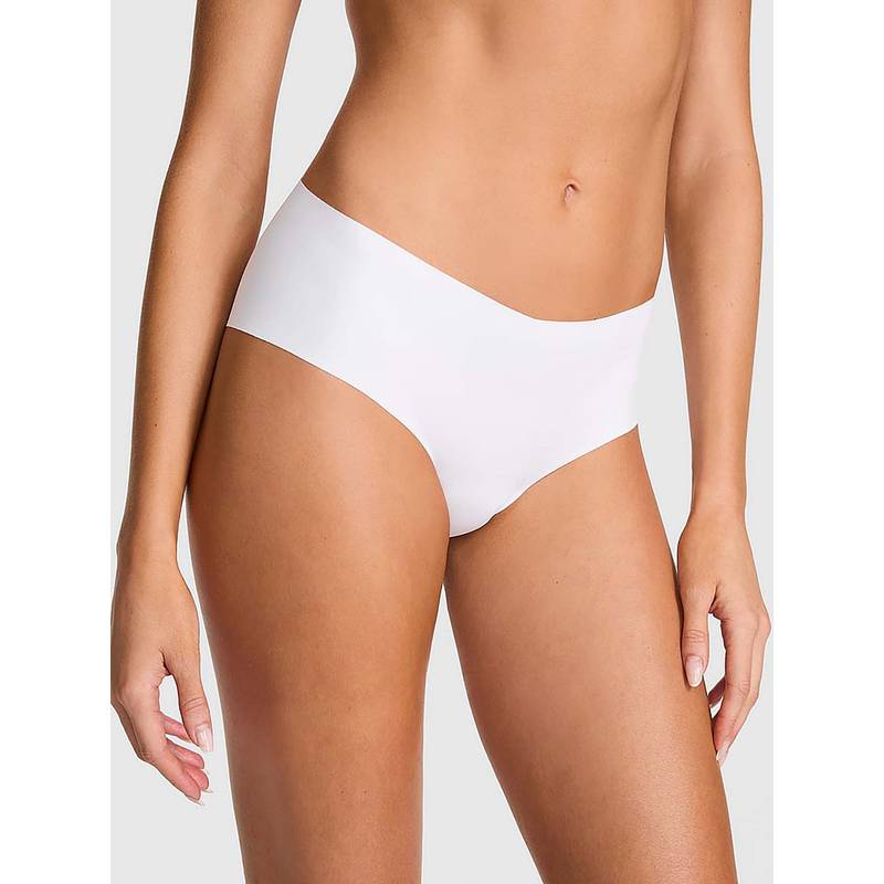 Victoria's Secret White Solid Regular Brief Panty (XS)