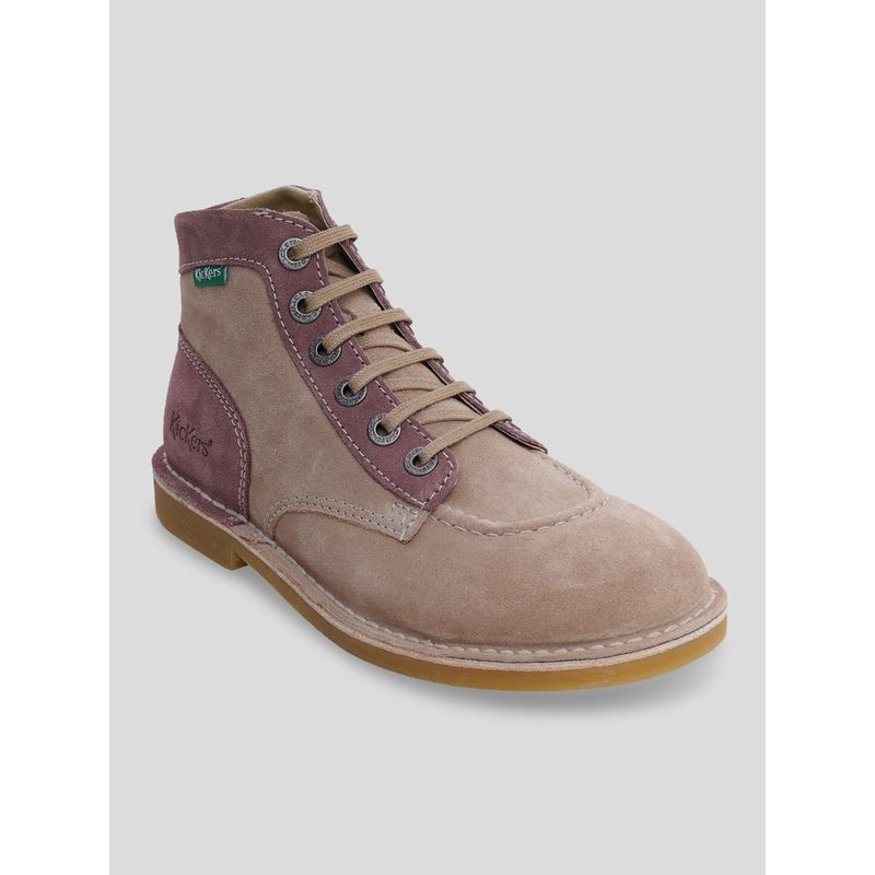 Kickers LEGEND Beige Women Casual Boots (EURO 37)