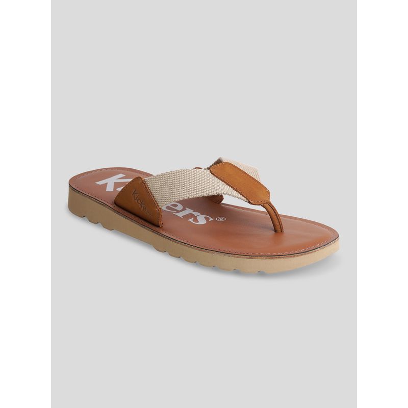 Kickers NEOLA Tan Men Flipflops (EURO 40)