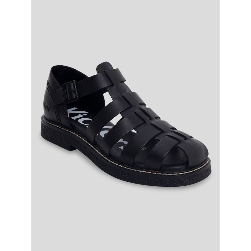 Kickers LERGO Black Women Sandals (EURO 38)