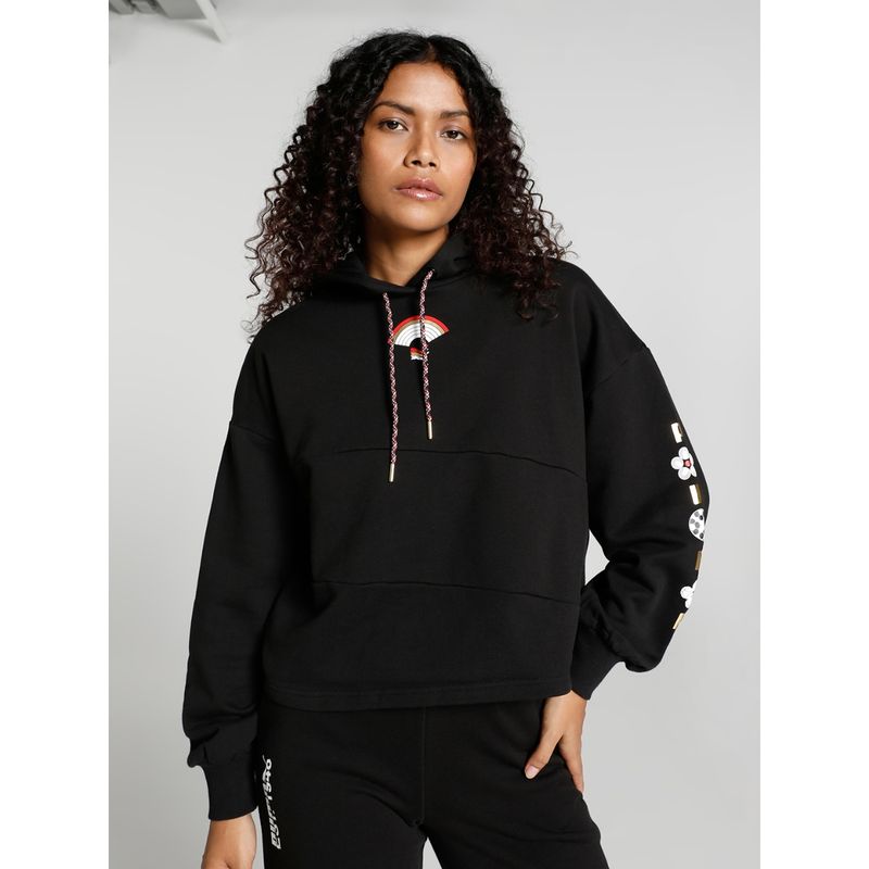 Puma As Women Black Hoodie (XL)