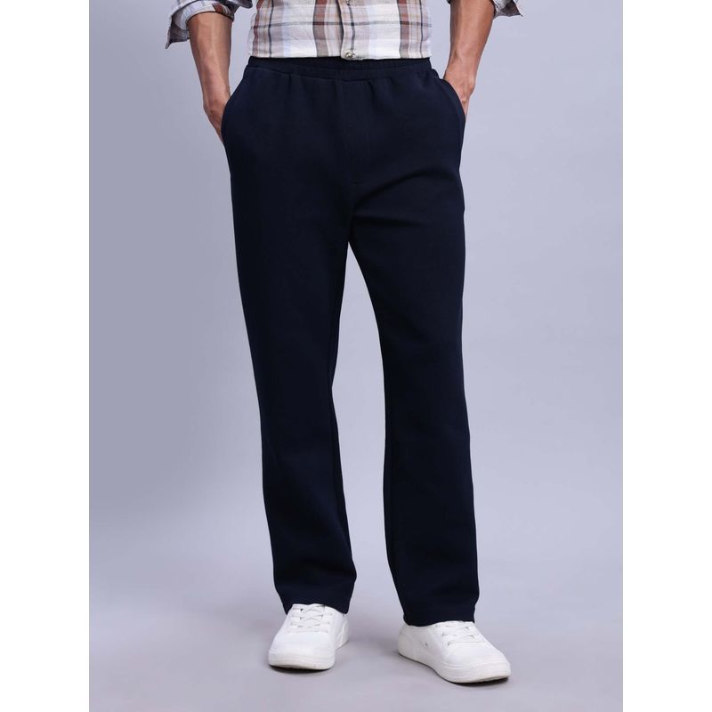 Tommy Hilfiger Regular-Fit Solid Mid Rise Trackpant (L)