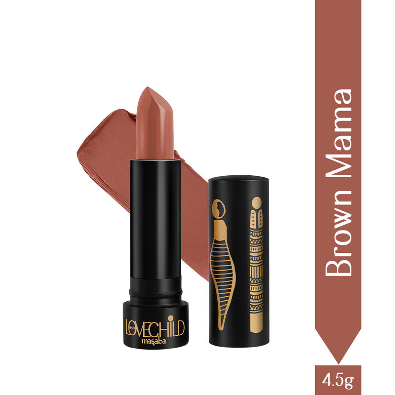 LoveChild Masaba Bare Browns Ultra Matte Lipstick - Brown Mama
