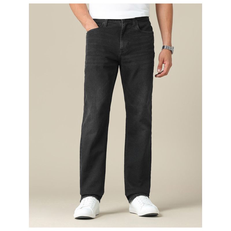 U.S. Polo Assn. Denim Co. Mens Harold Slim Straight Fit Black Jeans (30)