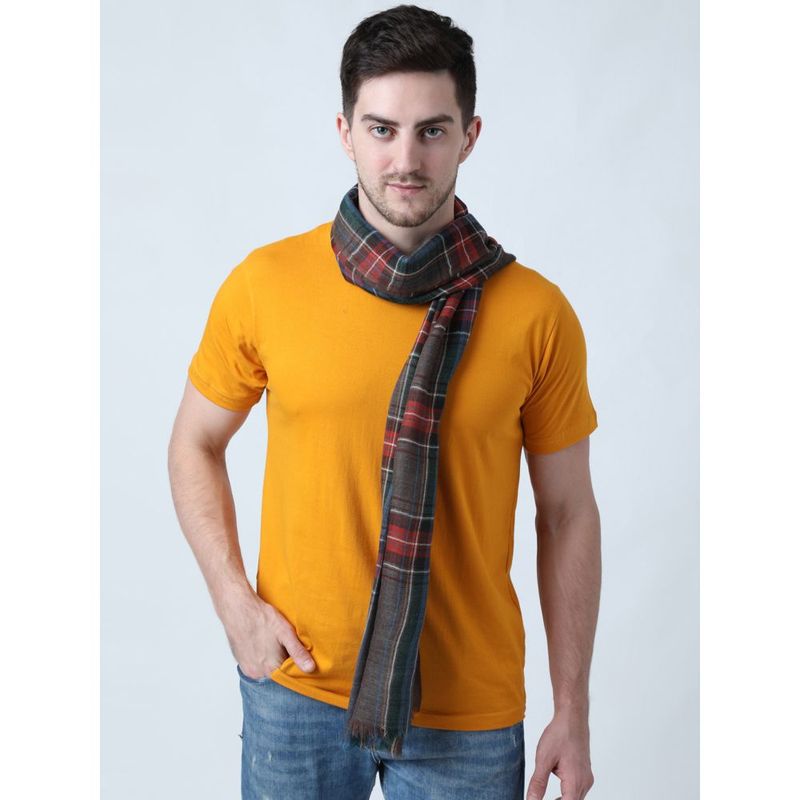 Buy Calvadoss Spanish Checkered Wool Muffler Online