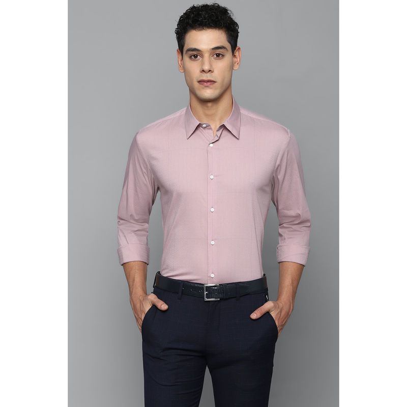 Louis Philippe Pink Casual Shirts (44)