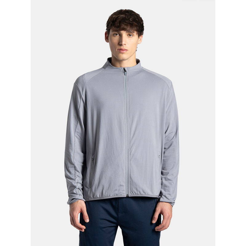 Jockey SP17 Men Soft Touch Microfiber Elastane Active Wear Jacket - Weathervane (M)