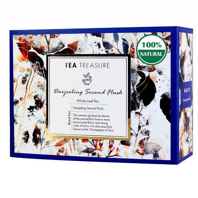 Tea Treasure Darjeeling Second Flush 18 Pyramid Tea Bags