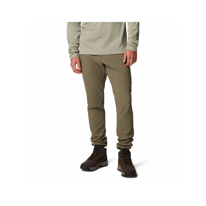 Columbia Mens Olive Omni-Shade Black Mesa Woven II Pant (30)