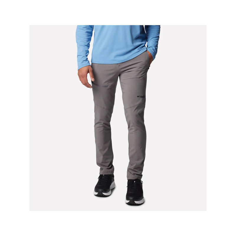Columbia Mens Grey Omni-Shade Titan Pass II Pant (34)
