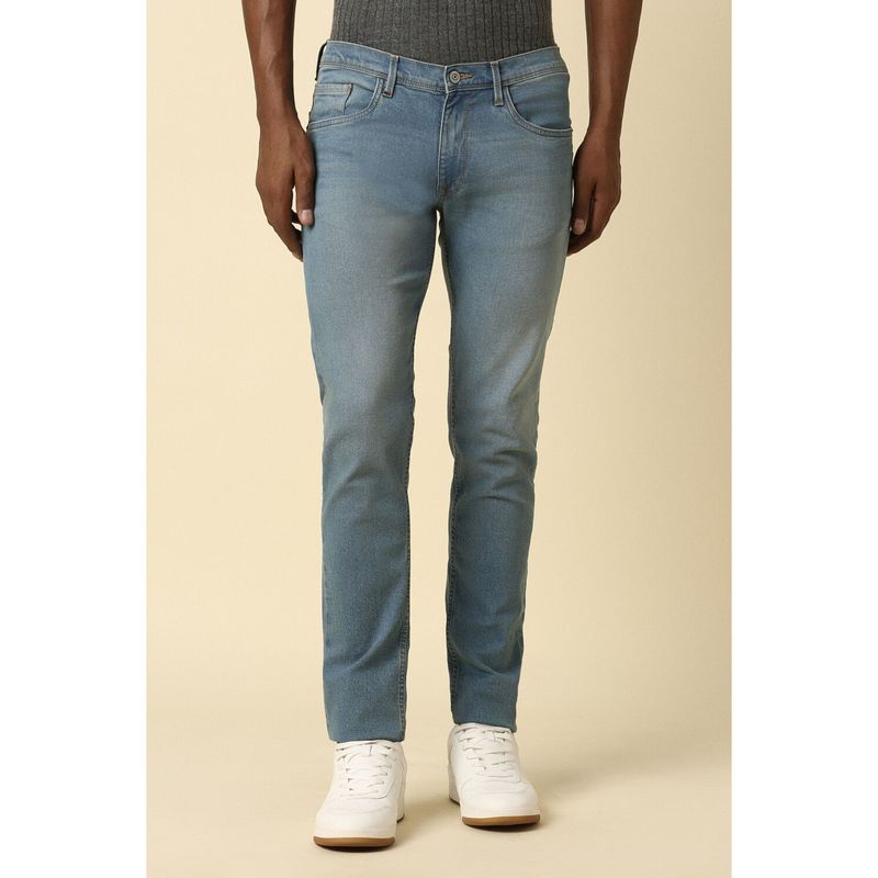 Allen Solly Men Blue Skinny Fit Mid Wash Jeans (30)